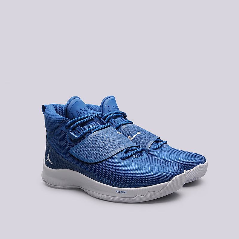 мужские синие баскетбольные кроссовки Jordan Super.Fly 5 PO 881571-406 - цена, описание, фото 2